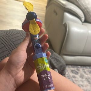 Disney Stitch Candy Fan - Blue, Yellow, and Red